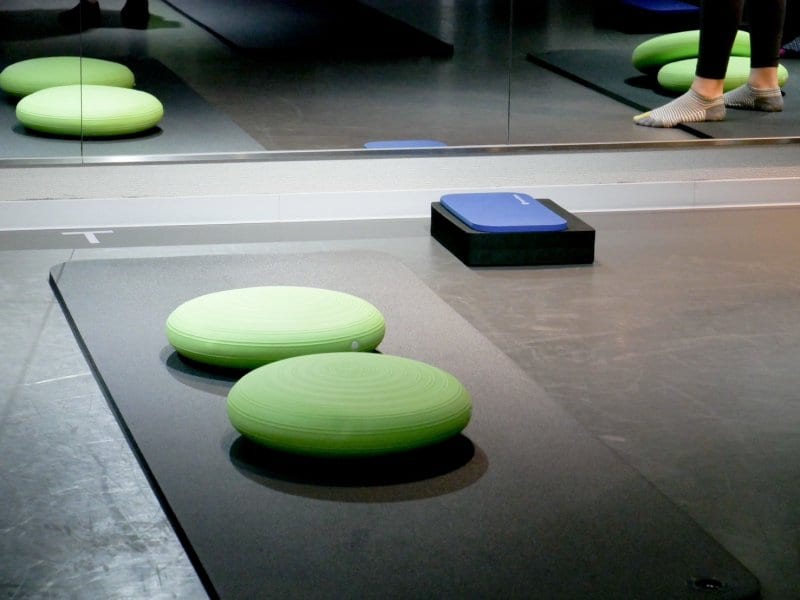 クッションでインナーマッスルへの問いかけ