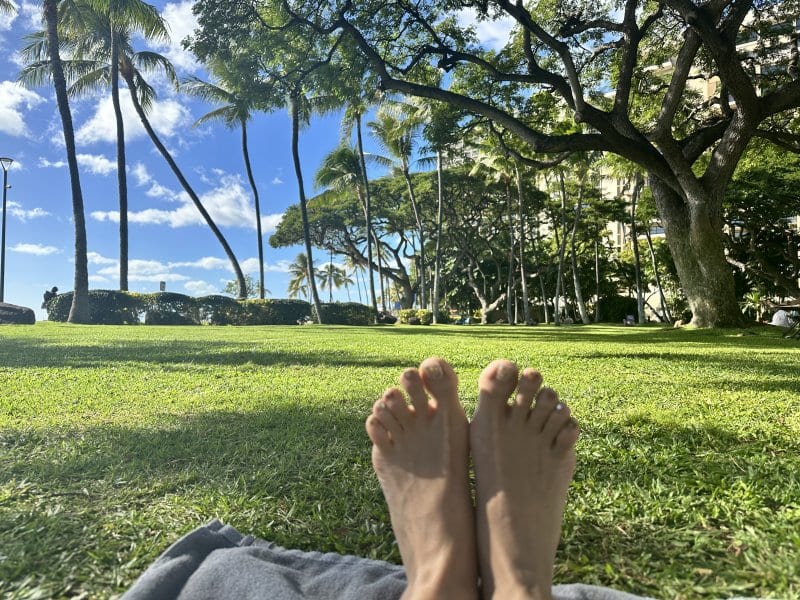 ハワイからのストレッチLIVE配信